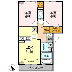 エステイトZEN　C（高崎市下之城町）の物件間取画像